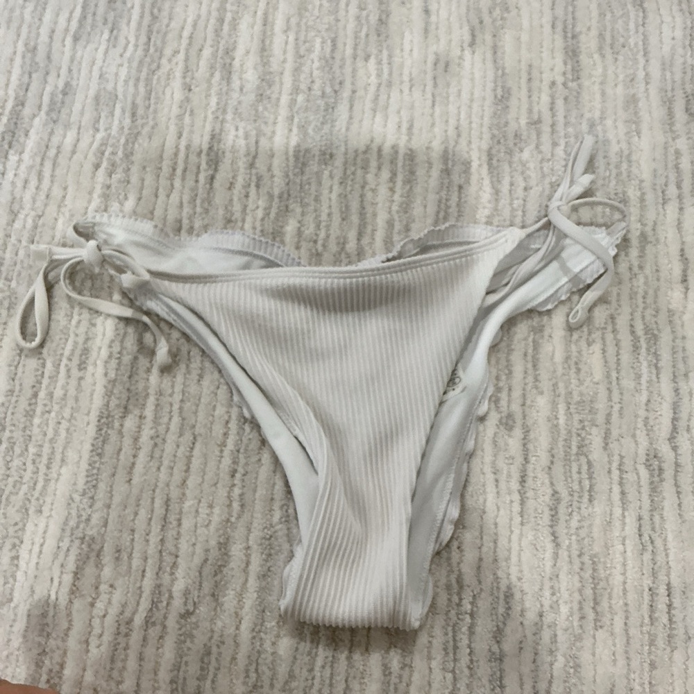 Hollister White Bikini Bottom